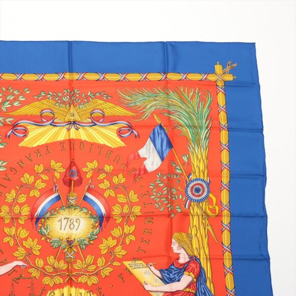SOLD OUT ❌Hermès Carré 90 LIBERTE EGALITE FRATERNITE REPUBLIQUE FRANCAISE 178 - Picture 3 of 7